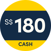 Get $180 Cash!