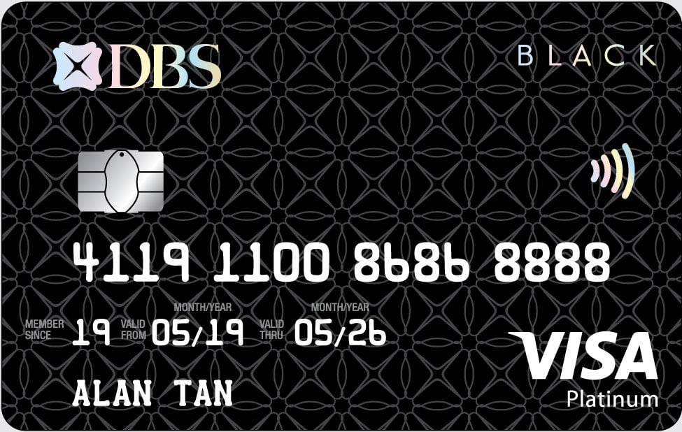 Dbs black visa card