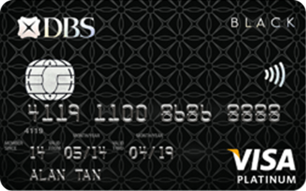 Dbs black visa card 2x